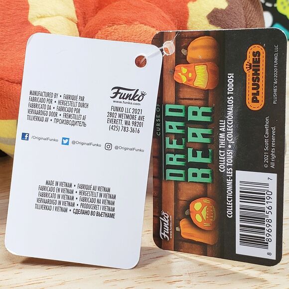 Funko Five Nights At Freddy’s Pirate Foxy Curse Of Dread Bear 8” FNAF Plush New - Picture 11 of 12